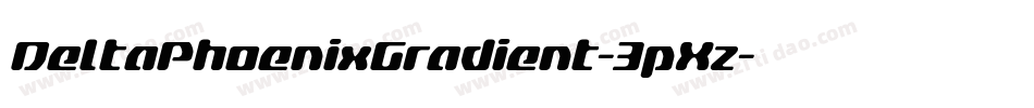 DeltaPhoenixGradient-3pXz字体转换