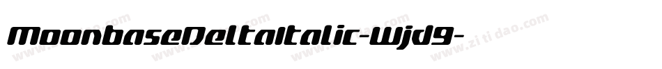 MoonbaseDeltaItalic-Wjd9字体转换