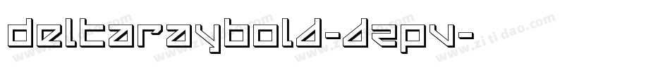 DeltaRayBold-dZpV字体转换