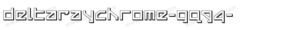DeltaRayChrome-gq94字体转换