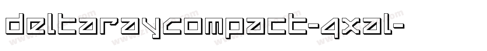 DeltaRayCompact-4Xal字体转换