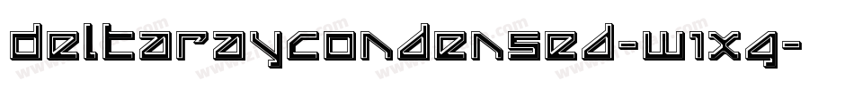 DeltaRayCondensed-W1XG字体转换