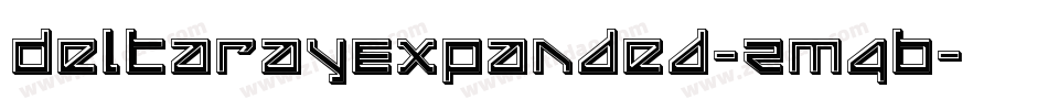 DeltaRayExpanded-ZM4B字体转换