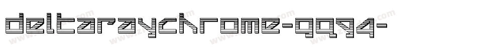 DeltaRayChrome-gq94字体转换