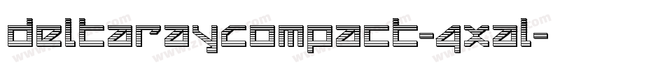 DeltaRayCompact-4Xal字体转换