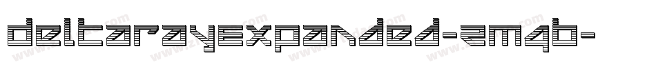 DeltaRayExpanded-ZM4B字体转换