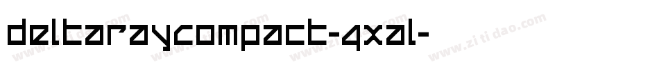 DeltaRayCompact-4Xal字体转换