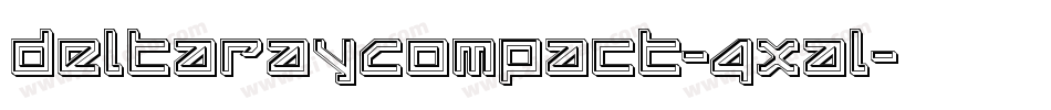 DeltaRayCompact-4Xal字体转换