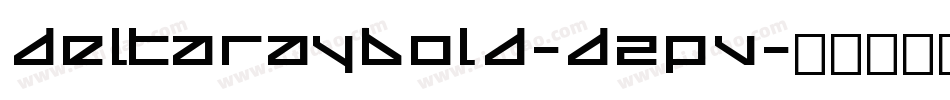 DeltaRayBold-dZpV字体转换