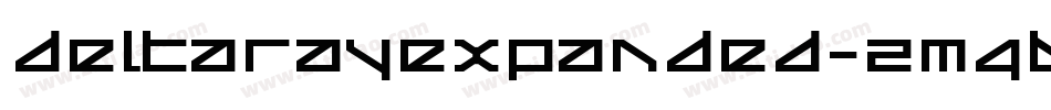 DeltaRayExpanded-ZM4B字体转换