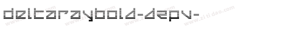 DeltaRayBold-dZpV字体转换