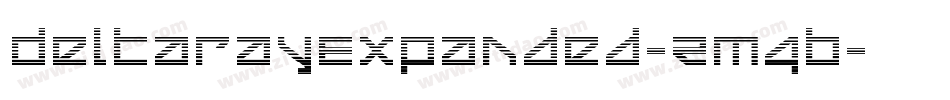 DeltaRayExpanded-ZM4B字体转换