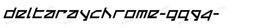 DeltaRayChrome-gq94字体转换
