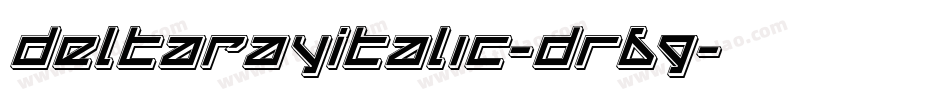 DeltaRayItalic-Dr69字体转换