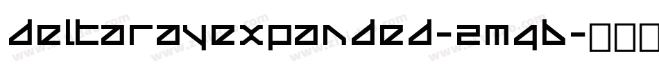 DeltaRayExpanded-ZM4B字体转换