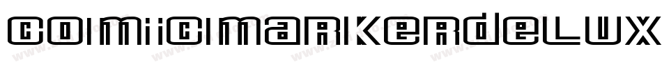 ComicMarkerDeluxeItalic-V9EV字体转换
