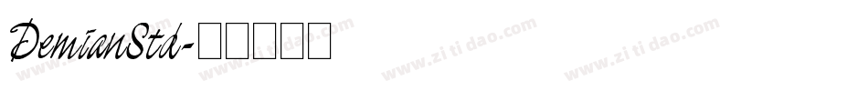 DemianStd字体转换