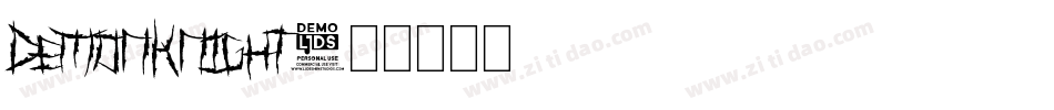 DemonKnight字体转换