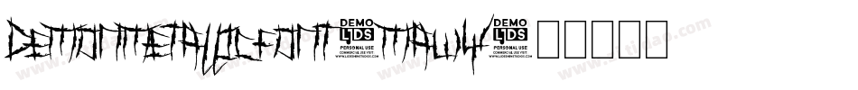 Demonmetallicfont-MAwY字体转换