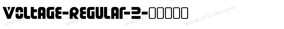 Voltage-Regular-2字体转换