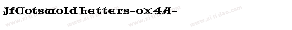JfCotswoldLetters-ox4A字体转换