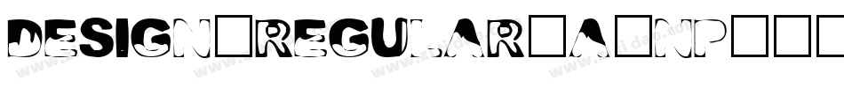 Design2Regular-A7np字体转换