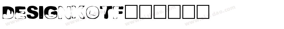 DesignKOTF字体转换