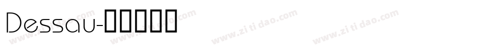 Dessau字体转换