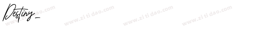 Destiny字体转换