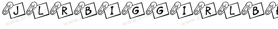JlrBigGirlBed-gEXP字体转换
