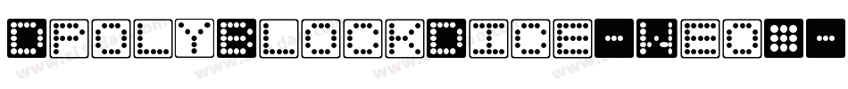 DpolyBlockDice-Weo9字体转换