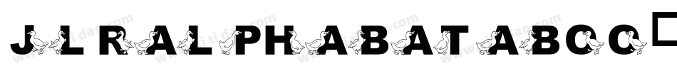 JlrAlphabataBoo-3aqL字体转换