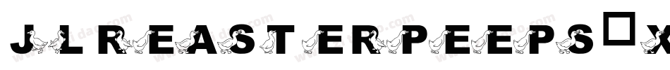 JlrEasterPeeps-Xqaa字体转换