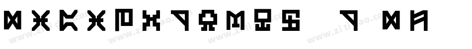 Digicoberyl-7B6DV字体转换