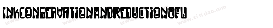 InkConservationAndReductionOfUseStrategicFont-Y8ny字体转换