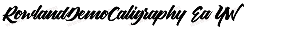 RowlandDemoCaligraphy-Ea4YW字体转换