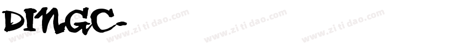 DINGC字体转换