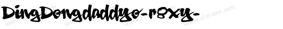 DingDongdaddyo-r8xy字体转换