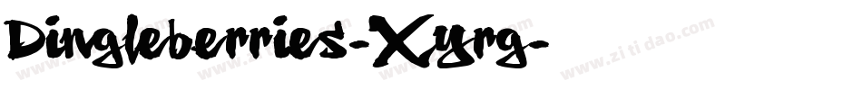 Dingleberries-Xyrg字体转换