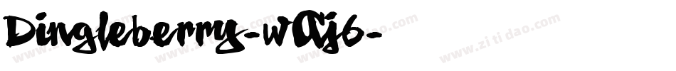 Dingleberry-wAj6字体转换