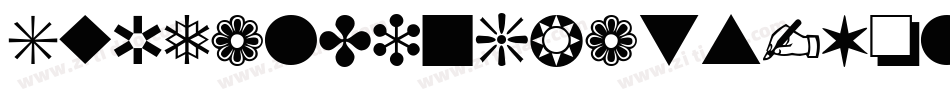 SuRealDingbats-VolumeOne字体转换