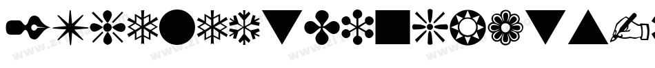 2TheleftDingbats-Rvw6字体转换