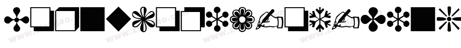 Cornucopia-of-Dingbats-Three字体转换