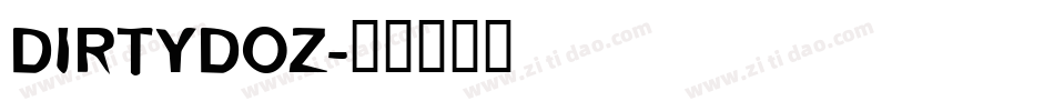 DIRTYDOZ字体转换