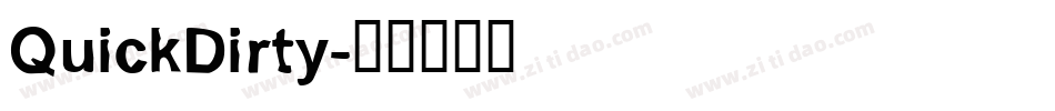 QuickDirty字体转换
