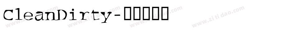 CleanDirty字体转换