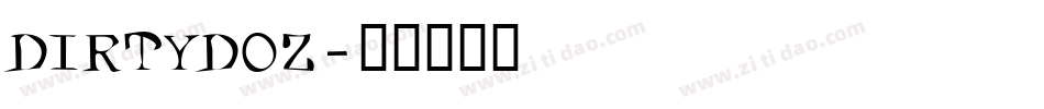 DIRTYDOZ字体转换