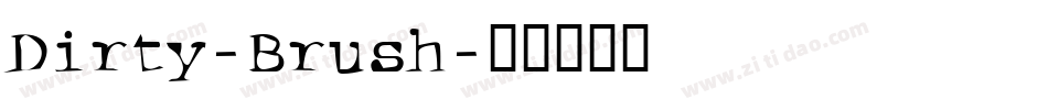 Dirty-Brush字体转换
