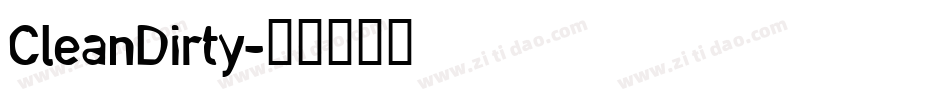 CleanDirty字体转换
