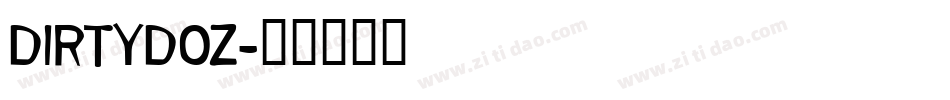 DIRTYDOZ字体转换